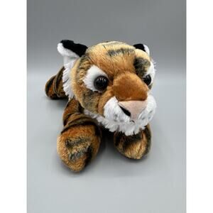 Aurora Tiger Cat Striped Plush 12” Stuffed Animal